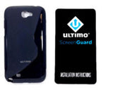 Galaxy Note Jelly Case Black